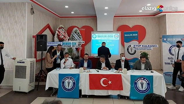 Sağlık-Sen Elazığ Üniversite Şubesi 3. olağan kongresi gerçekleştirildi