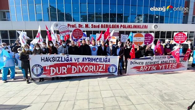 Sağlıkçılardan iş bırakma eylemi