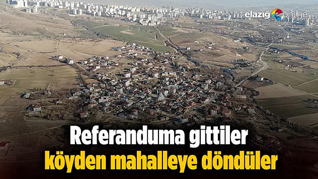 Şahinkaya'da mahalle olmanın sevinci yaşanıyor