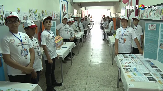 Şahsuvar Ortaokulu'nda TÜBİTAK 4006 bilim fuarı