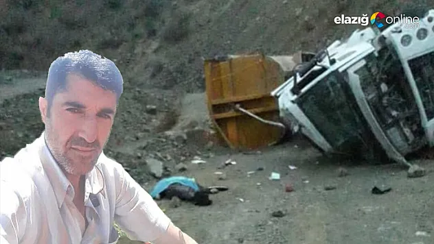 Şarampole devrilen tırın sürücüsü hayatını kaybetti