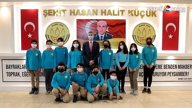 Şehit Hasan Halit Küçük adına okulda şehitlik köşesi yapıldı