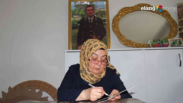 Şehit annesinden şehit oğluna özel çalışma