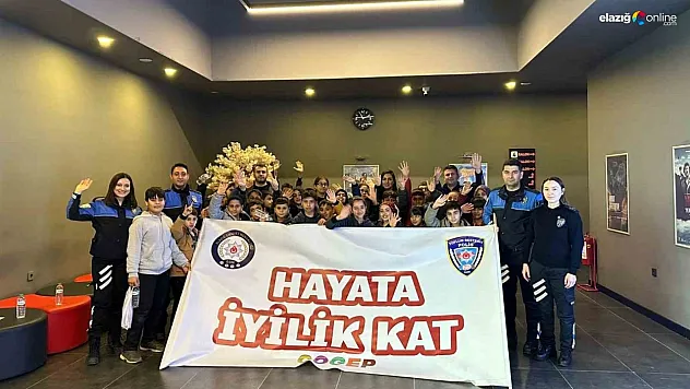 Elazığ emniyeti depremzede öğrencileri unutmadı!