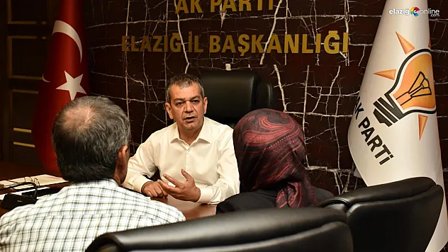 'Siyaset Değil Vefa' Diyen Vekil Keleş, Elazığlı Vatandaşlarla Birebir Görüştü!