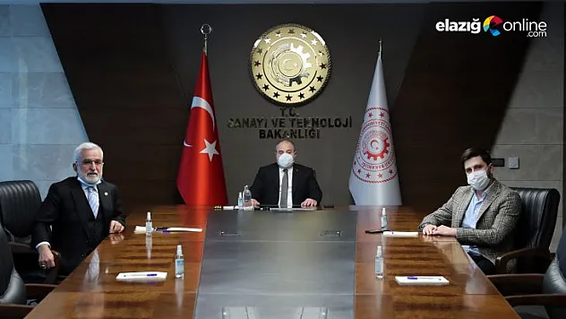 Tahir Öztürk, Bakan Mustafa Varank ile görüştü