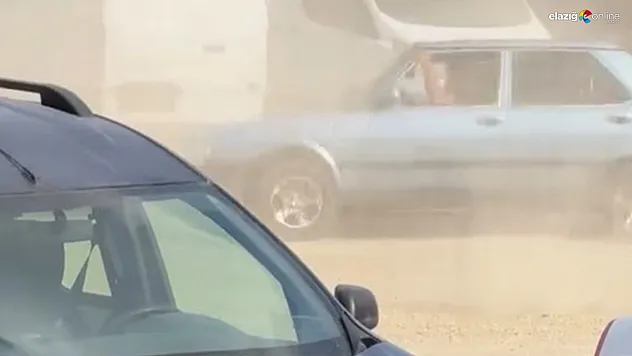 Tofaş Sürücüsü Elazığ Sokaklarını Birbirine Kattı! İşte O Görüntüler!