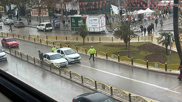 Yardımına polis ekipleri yetişti