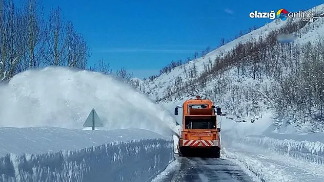 Tunceli'de 154 köy yolu ulaşıma kapandı