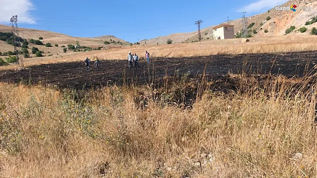 Tunceli'de arazi yangını