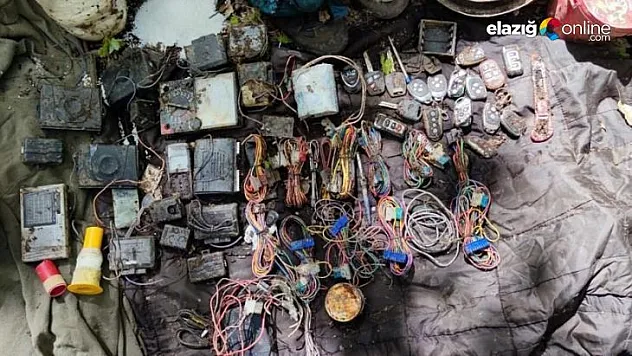 Tunceli'de çok sayıda mühimmat ve yaşam malzemesi ele geçirildi