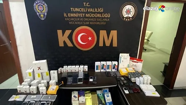 Tunceli'de kaçakçılık operasyonu
