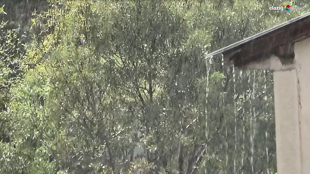 Tunceli'de sağanak yağış etkili oldu