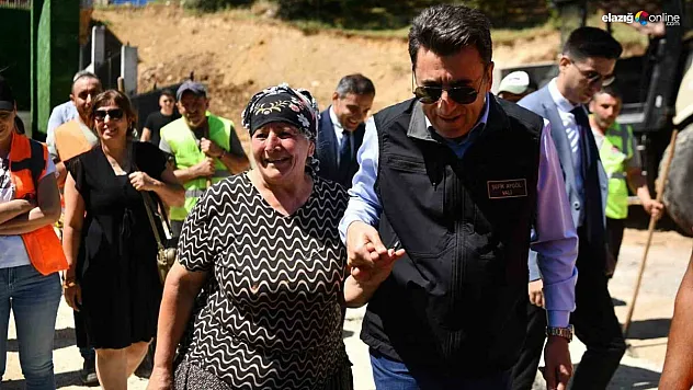 Tunceli'de sıcak asfalt serimine başlandı