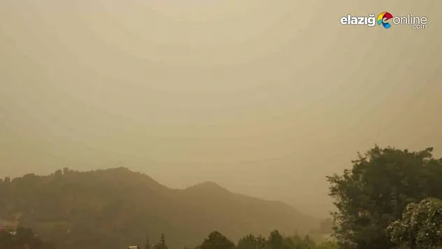 Tunceli'de toz taşınımı etkili oldu