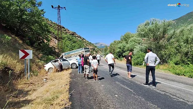 Tunceli'de trafik kazası: 3 yaralı