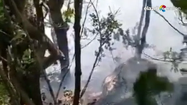 Tunceli'deki örtü yangını kontrol altına alındı