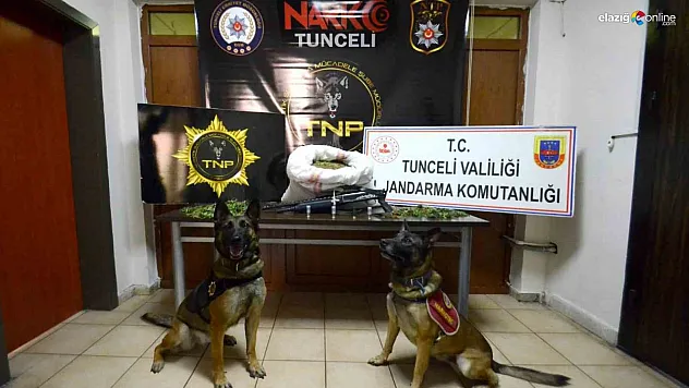 Tunceli merkezli 3 ilde uyuşturucu operasyonu: 23 kilo esrar ele geçirildi