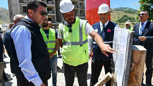 Tunceli'nin en riskli ilçesinde depreme dirençli 281 konutun yapımı sürüyor
