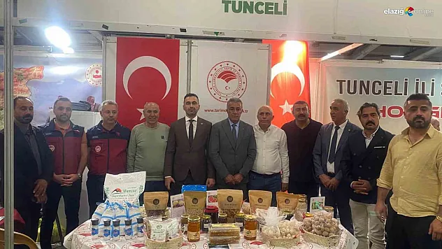 Tunceli'nin yöresel ürünleri Elazığ'da tanıtıldı