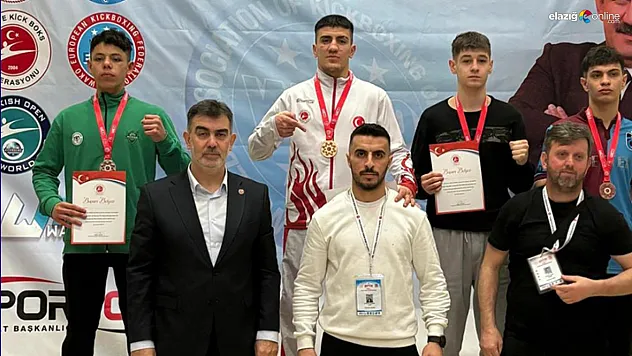 Türkiye Kick Boks Şampiyonasında Elazığ Rüzgarı: 6 Madalya Birden!