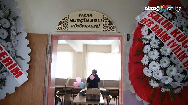 Üç makineye bağlı tek parmağı ile 3 kitap çıkaran Nurçin adına kütüphane açıldı
