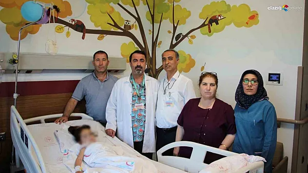 Mucize çocuk sağlığına Elazığ'da kavuştu