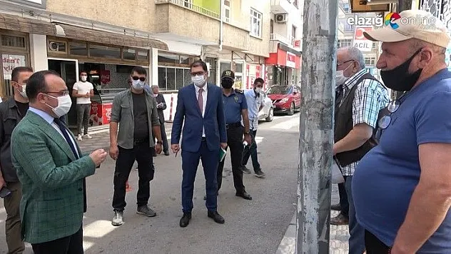 Vali Yırık, Covid19 denetiminde!