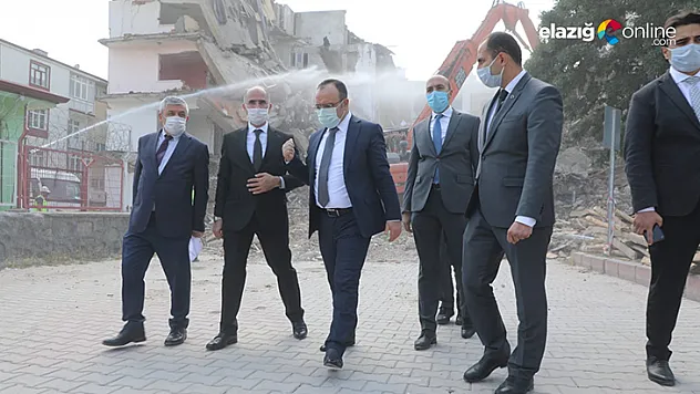 Vali Yırık,incelemelerde bulundu