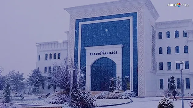 Valilik duyurdu: Elazığ'da kreş, rehabilitasyon ve kurslara kar arası!