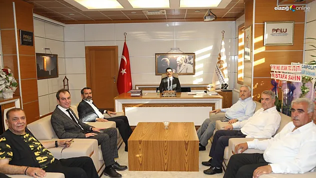 Vekil Demirbağ ve Başkan Şerifoğulları'ndan Palu Kaymakamlığı'na ziyaret