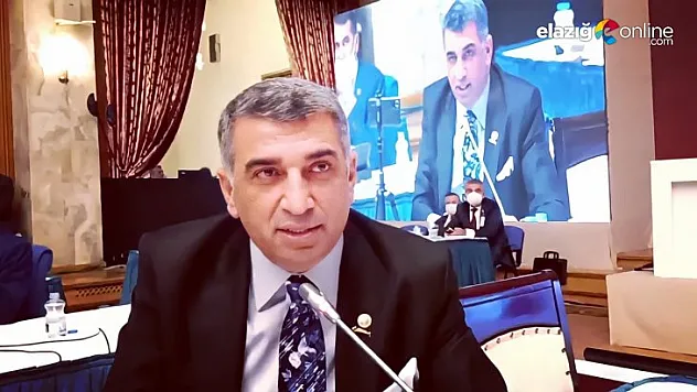 Vekil Erol, bütçe toplantısında Elazığ takımlarına destek istedi