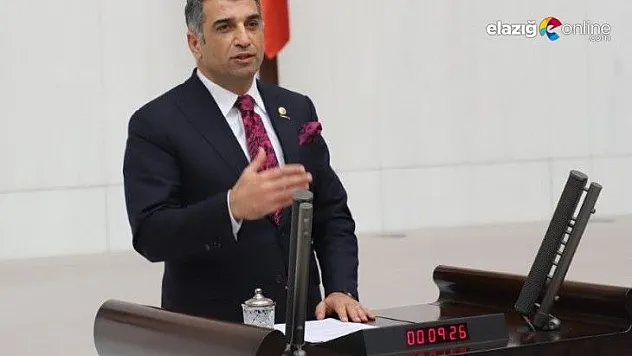 Vekil Erol TBMM'de Elazığ'ın sorunları ile ilgili açıklamalarda bulundu