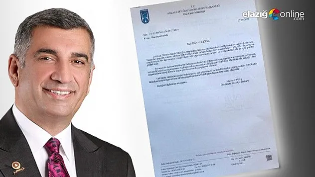 Vekil Gürsel Erol: Ankara Büyükşehir Belediyesi Elazığ'da okul yapacak