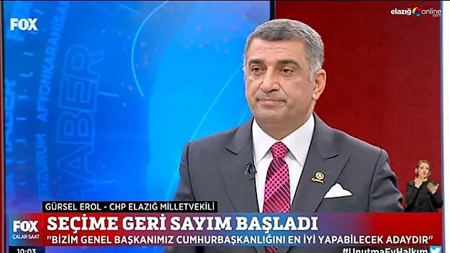 Vekil Gürsel Erol'dan Elazığ'ın seçim tablosu!