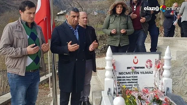 Vekil Gürsel Erol şehit öğretmeni unutmadı