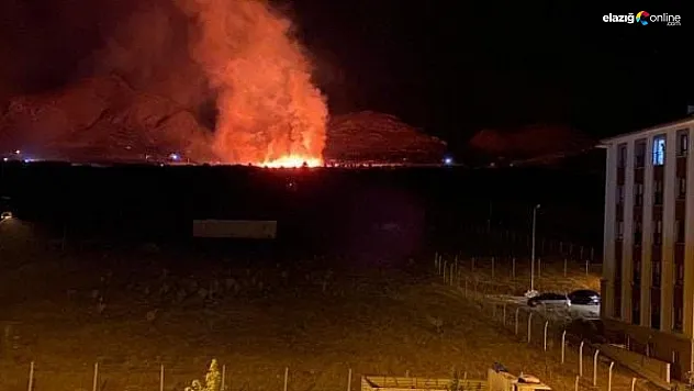 Elazığ yangın yeri! Başkan Turus'tan acil yardım çağrısı