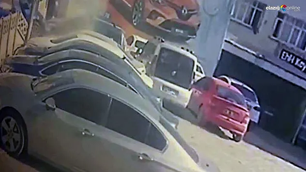 Feci kaza kameralara böyle yansıdı!