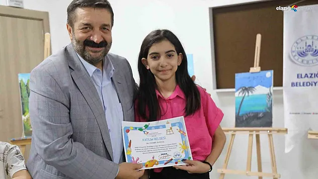 Çocuklara sertifikaları verildi