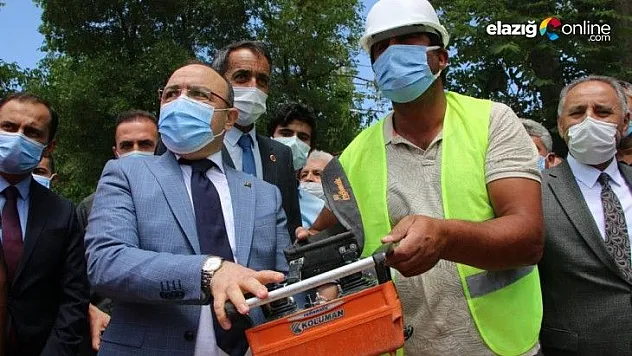 Yıkılan köy okulunun yerine 8 derslikli okulun temeli atıldı