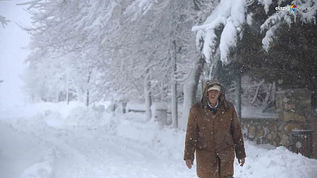 Tarih karla kaplandı: Elazığ'da fotoğrafçıların rotası Harput oldu