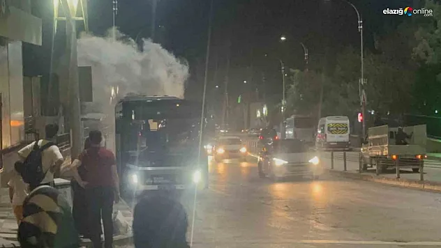 Şoförün dikkati tehlikeyi önledi!