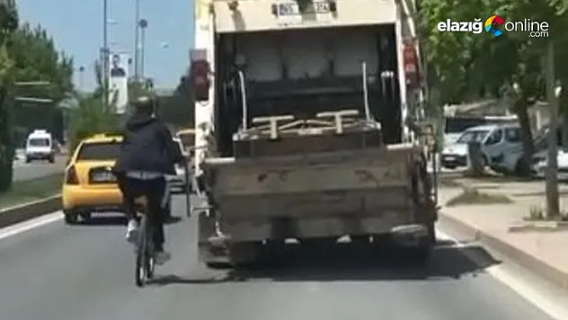 Yürekleri ağızlara getiren görüntü Elazığ'da çekildi