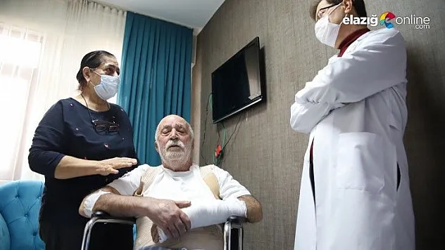 Yürüyemeyen Hasan dede 6,5 saatlik operasyonla 3 günde ayağa kalktı