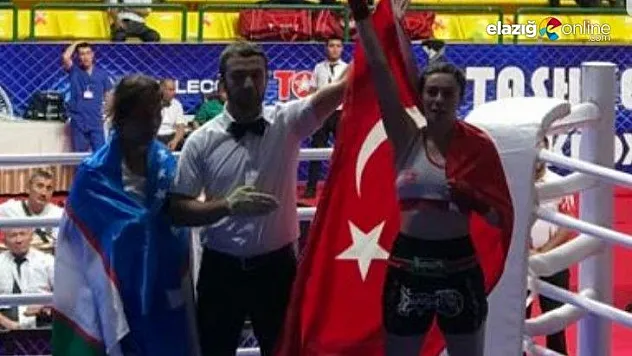 Elazığlı milli boksör, göğsümüzü kabarttı