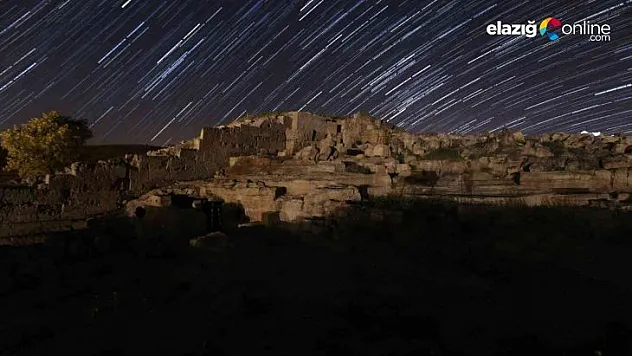 Zerzevan Kalesi yıldızlar altında fotoğraflandı