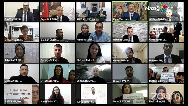 'Ziya Öğretmen ile Eğitim Buluşmaları' Elazığ'daydı