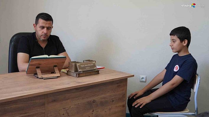 'Abin Sana Kurban Olsun': Elazığlı Küçük Hafızın Mutluluk Gözyaşları!