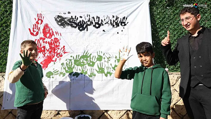 'Filistin için sen de iz bırak' etkinliği