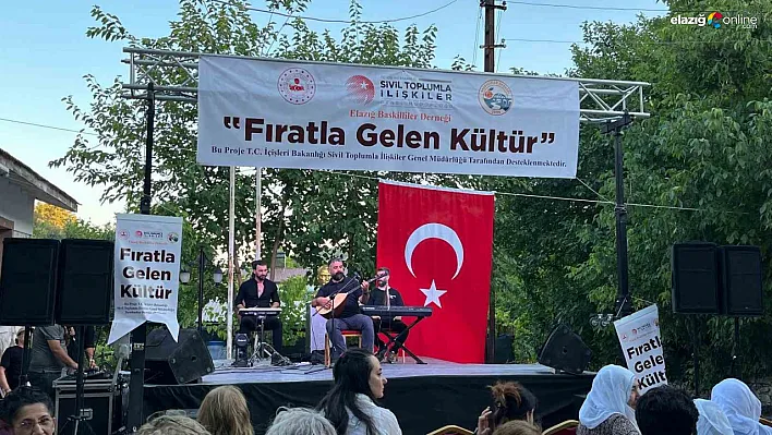 Elazığ'da 'Fırat'la Gelen Kültür' Projesi Ağın Beyelması Köyü'nde Hayat Buldu!